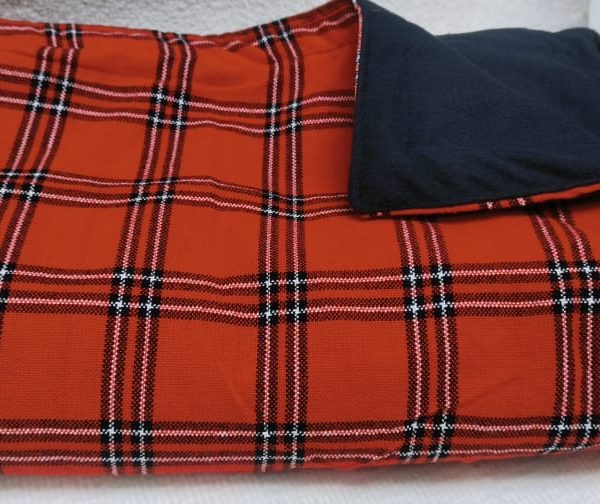 Maasai Fleece Throw Blanket