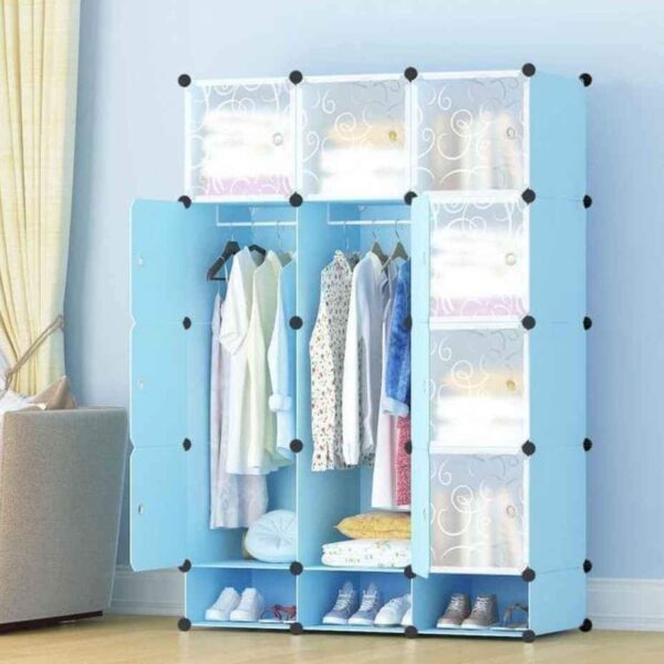 Portable  Wardrobe – 165 cm (H) × 111 cm (W)